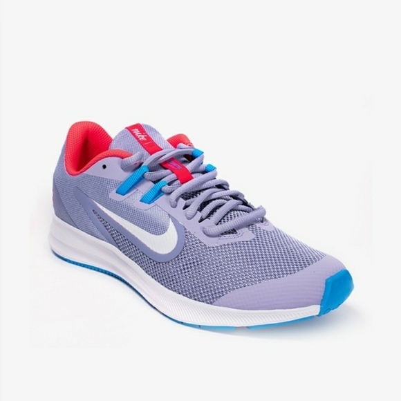 NIKE DOWNSHIFTER 9 JDI GSCOLOR STELAR INDIGO/WHITe - Picture 10 of 14